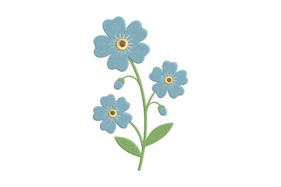 Blue Flower Embroidery Design: A Business Review