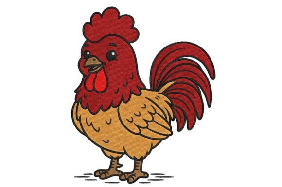 Cute Rooster Embroidery Design: Boutique Review