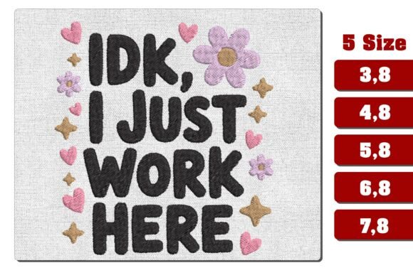 IDK I Just Work Here: Floral Embroidery File Review