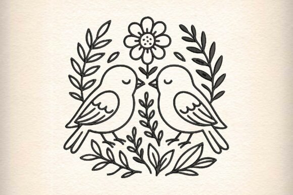 Love Birds Embroidery Design Review