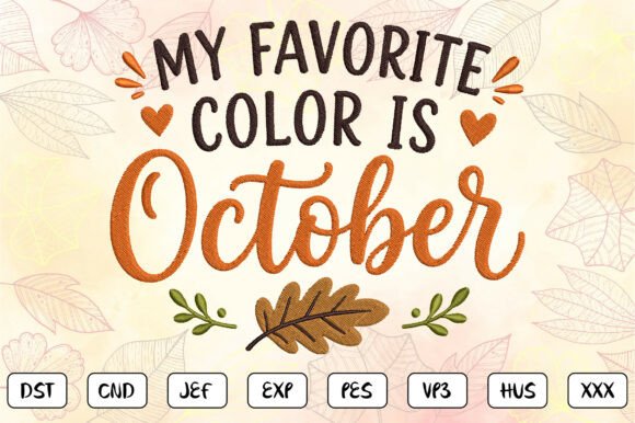 October Fall Embroidery Design: A Business Review