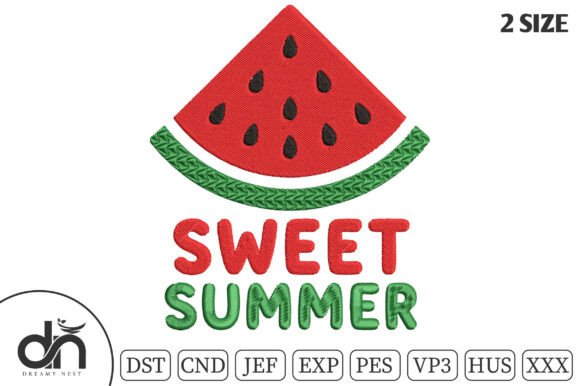 Sweet Summer Watermelon Embroidery: A Designer Review